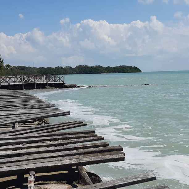 camino tablas playa dos mulas chetumal